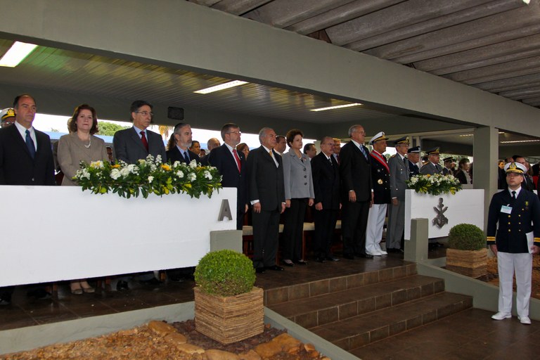 Dilma participa da cerimônia de comemoração do 146º aniversário da Batalha Naval do Riachuelo