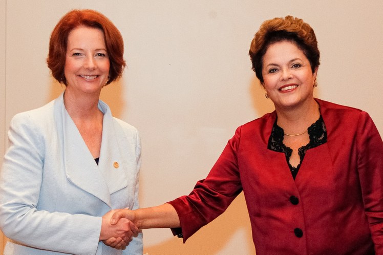 Encontro com a primeira-ministra da Austrália, Julia Gillard - 01