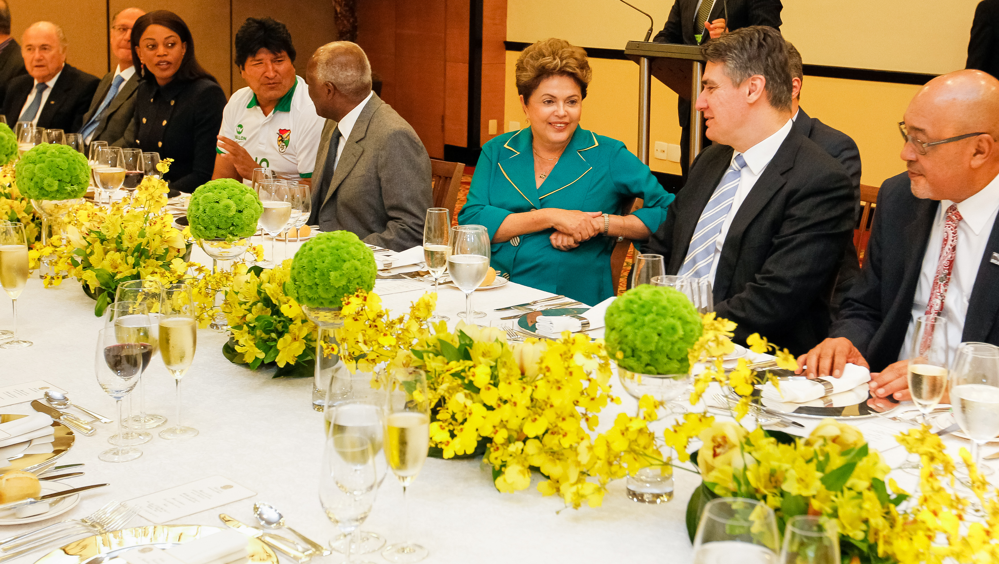 Almoço com Chefes de Estado e de Governo participantes da Copa do Mundo FIFA Brasil 2014 - 03