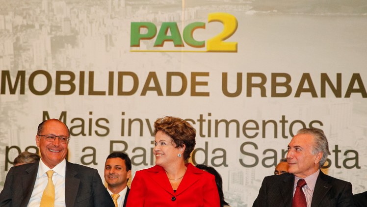 Anúncio de investimentos do PAC2 Mobilidade Urbana para a região metropolitana da Baixada Santista