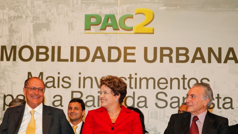 Anúncio de investimentos do PAC2 Mobilidade Urbana para a região metropolitana da Baixada Santista