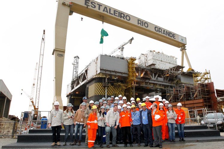 Visita ao local de construção da Plataforma P-58 - 11