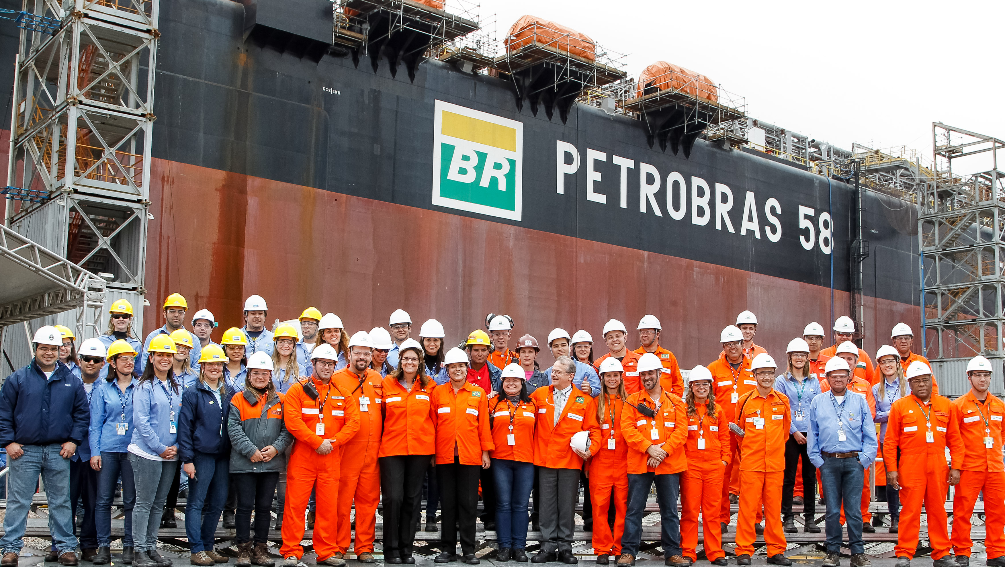 Visita ao local de construção da Plataforma P-58 - 12