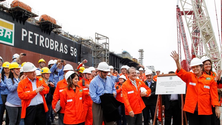 Visita ao local de construção da Plataforma P-58 - 14