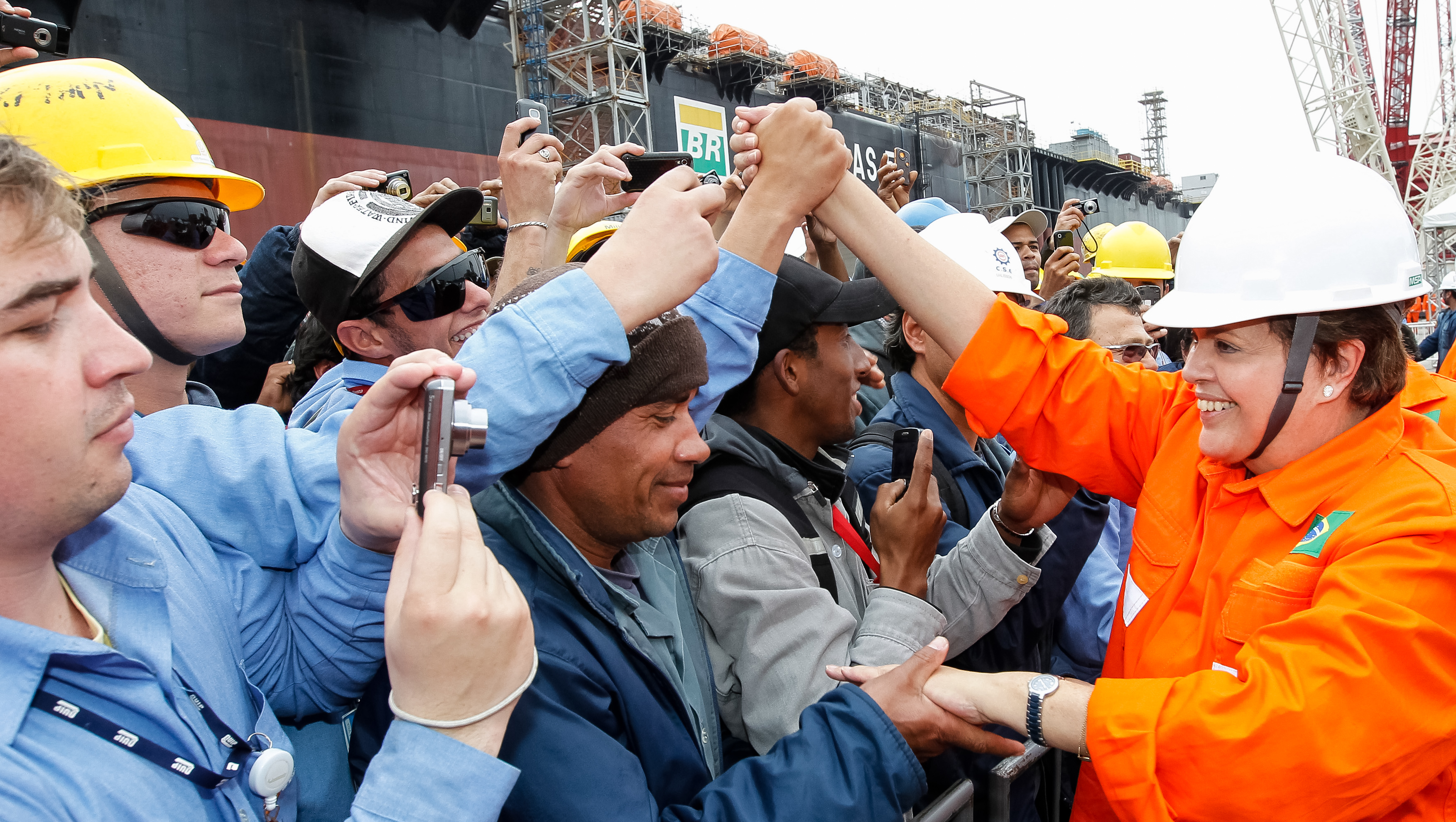 Visita ao local de construção da Plataforma P-58 - 04