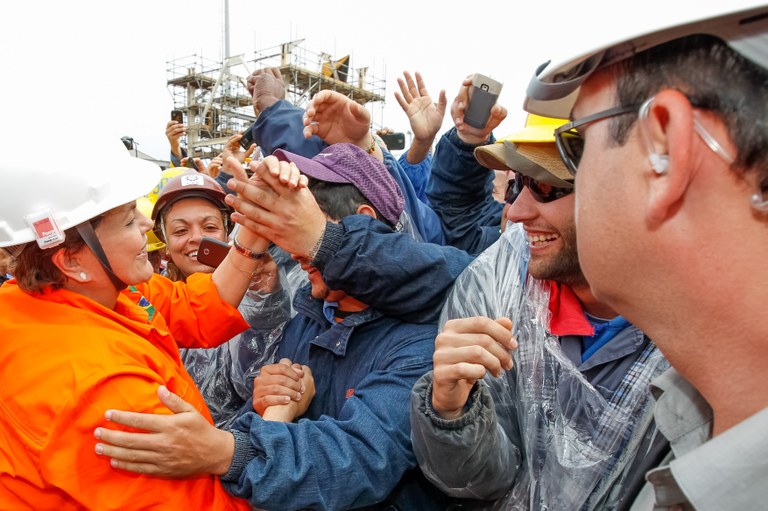 Visita ao local de construção da Plataforma P-58 - 07
