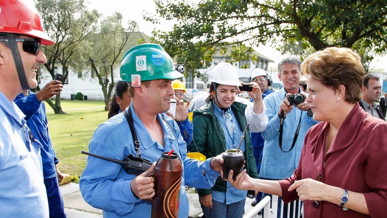 Visita ao local de construção da Plataforma P-58 - 01