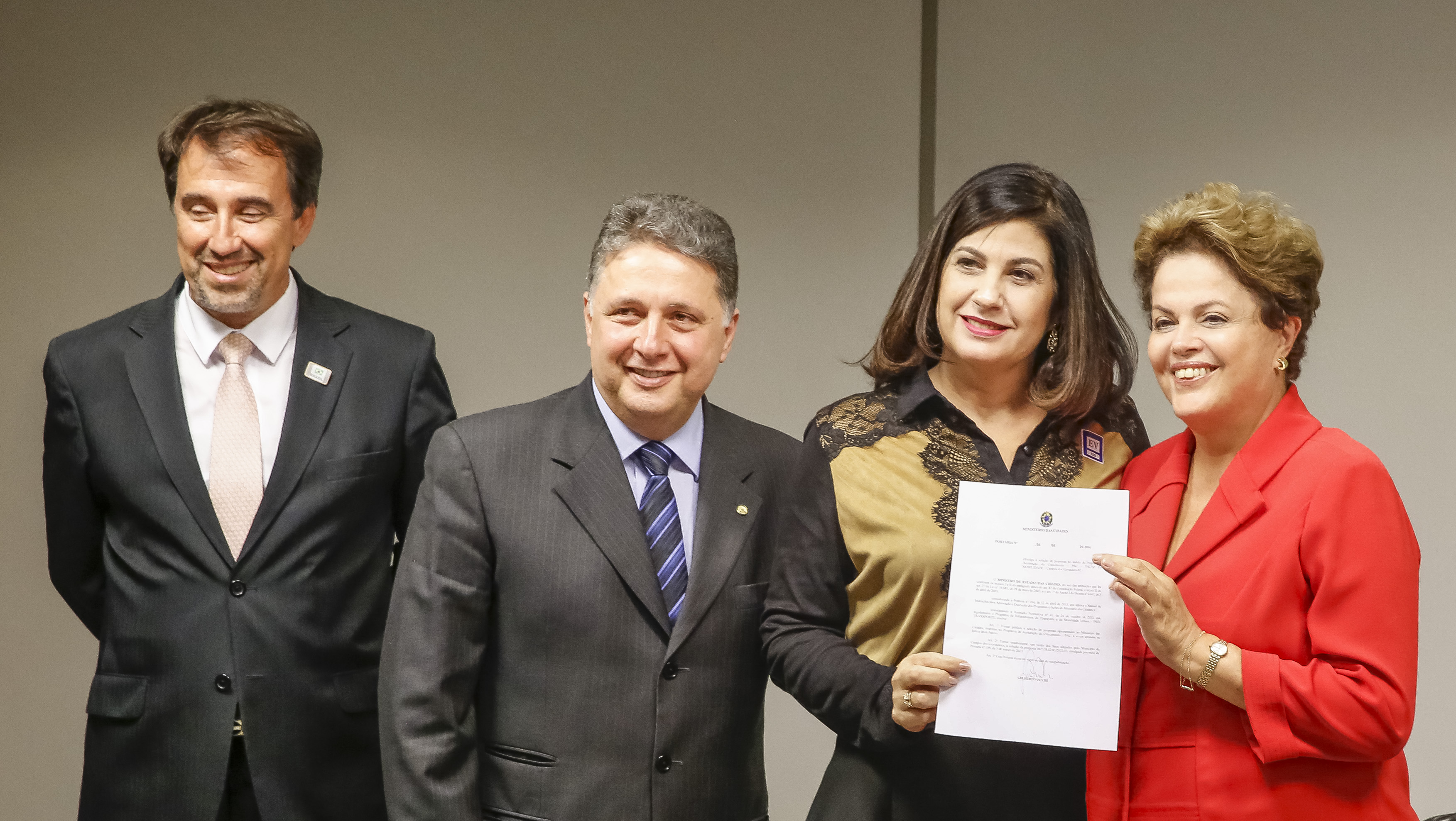 Contratos do PAC Mobilidade Urbana para a Grande ABC e anúncio de investimentos para os municípios de Campos dos Goytacazes e de Rio Branco - 02