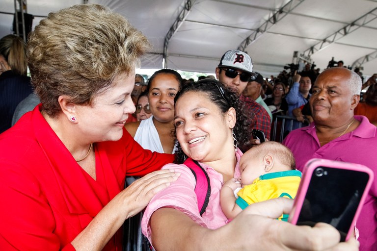 Assinatura de ordem de serviço para início da construção de 1.461 unidades habitacionais, do total de 1.700, do Residencial Pinheirinho dos Palmares I e II