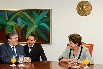 Presidenta Dilma Rousseff em audiência com Josef Ackermann 2