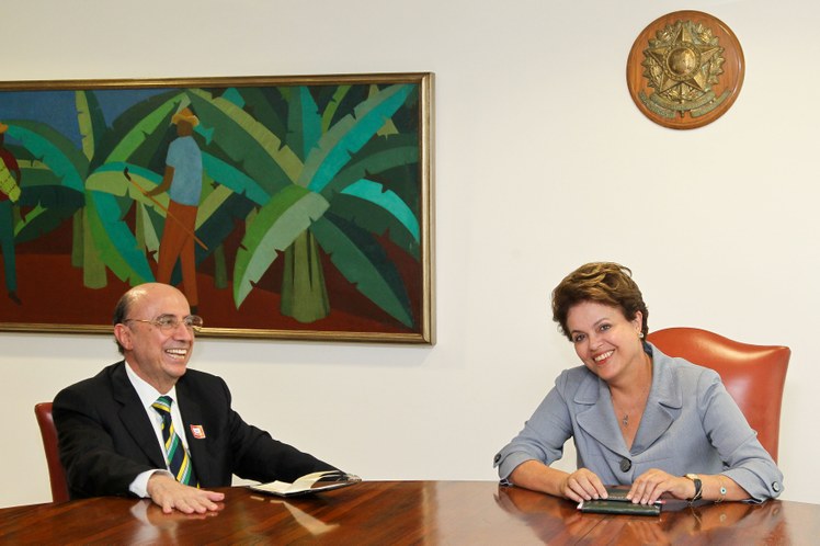 Dilma recebe Henrique Meirelles no Palácio do Planalto 1