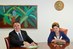 Dilma Rousseff recebe no Palácio do Planalto o governador de Santa Catarina