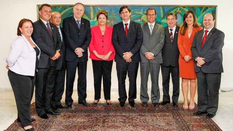 Audiência com Senhor Paulo Ziulkoski Presidente da Confederação Nacional dos Municípios Representantes de Entidades Municipalistas - 02