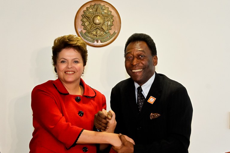 Dilma Rousseff em audiencia com Pelé 1