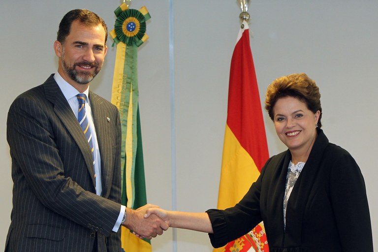 Dilma Rousseff recebe em audiência o príncipe Felipe de Astúrias 6