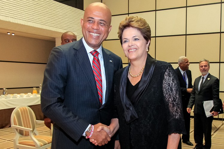 Encontro bilateral com o Presidente do Haiti, Michel Martelly - 03