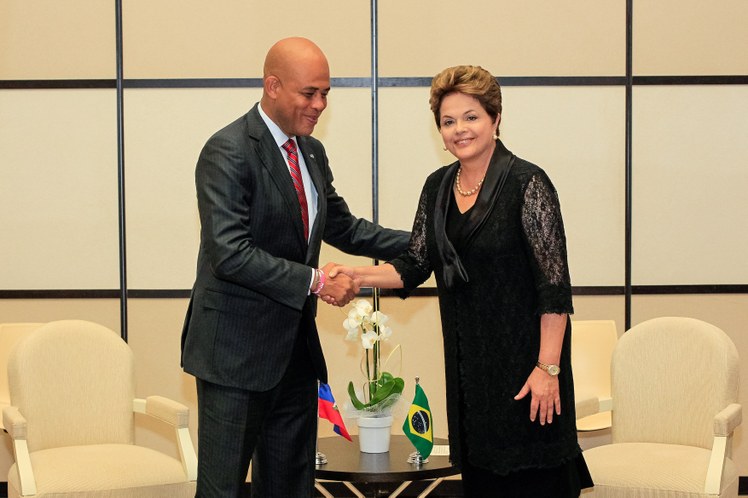 Encontro bilateral com o Presidente do Haiti, Michel Martelly - 02