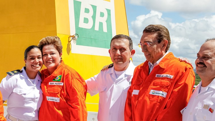 Cerimônia alusiva à primeira viagem do navio petroleiro "Zumbi dos Palmares" - 01