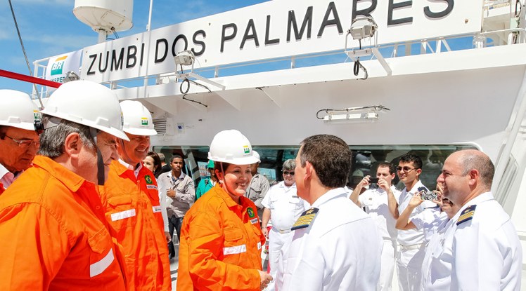 Cerimônia alusiva à primeira viagem do navio petroleiro "Zumbi dos Palmares" - 02