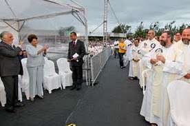 Dilma participa da cerimônia canônica do rito de beatificação da Irmã Dulce 1