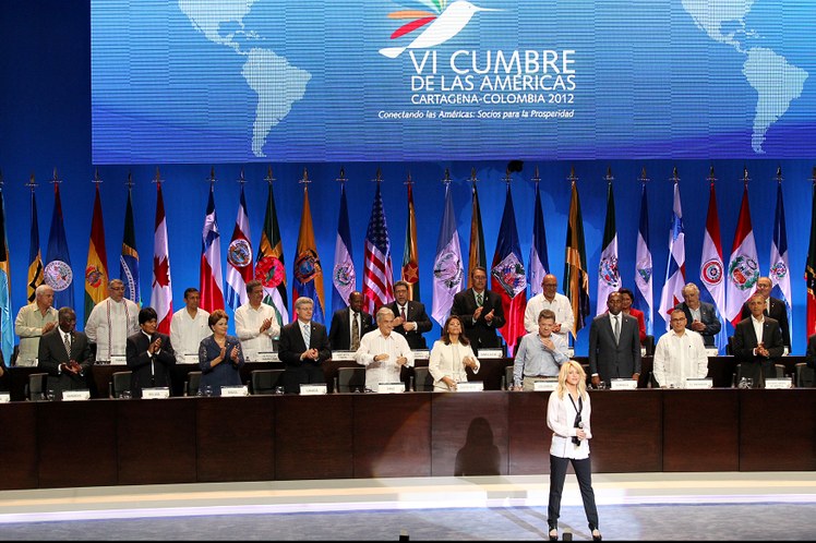 Cerimônia de abertura da VI Cúpula das Américas