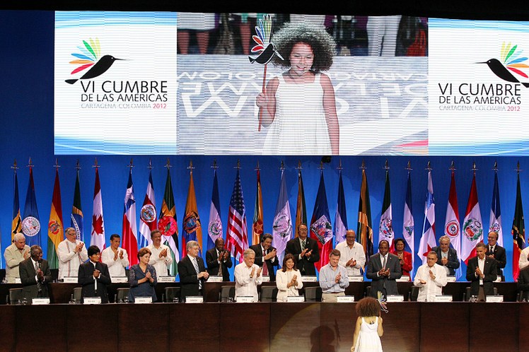 Cerimônia de abertura da VI Cúpula das Américas