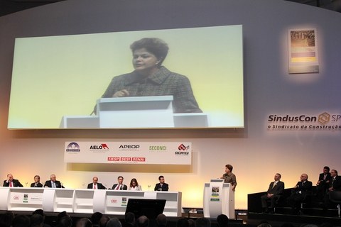 Abertura do 83º Encontro Nacional da Indústria da Construção 