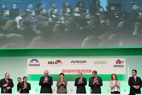 Cerimônia de abertura do 83º Encontro Nacional da Indústria da Construção 