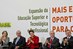 Dilma Rousseff posa com Michel Temer, José Sarney, Marco Maia, e a ministra Gleisi Hoffmann
