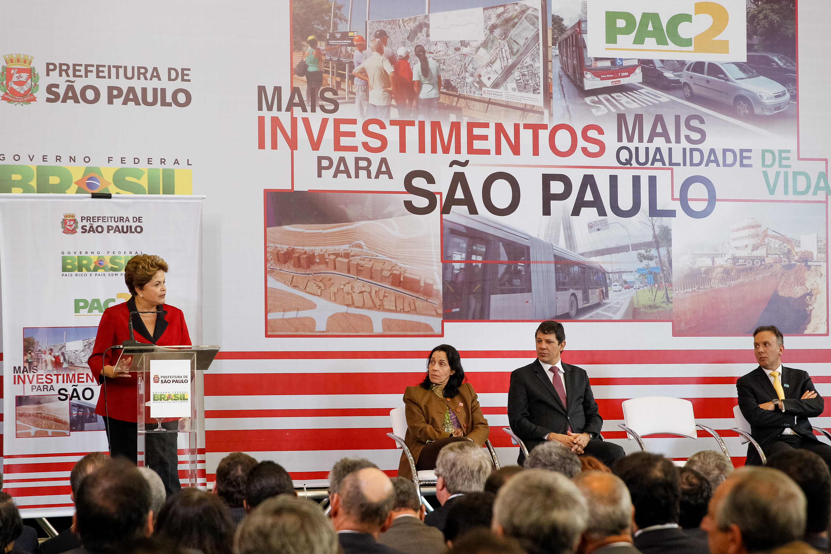 Cerimônia de anúncio de investimentos do PAC Mobilidade Urbana, Drenagem e Recuperação de Mananciais-03