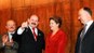 Foto: Roberto Stuckert Filho/PR  Cerimônia de anúncio do PAC Mobilidade e de entrega de 57 Máquinas Motoniveladoras