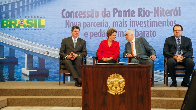 Cerimônia de assinatura do contrato de concessão da Rodovia BR-101/RJ - Ponte Rio-Niterói - 02