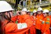 Presidenta Dilma Rousseff durante visita à Plataforma P-56 2