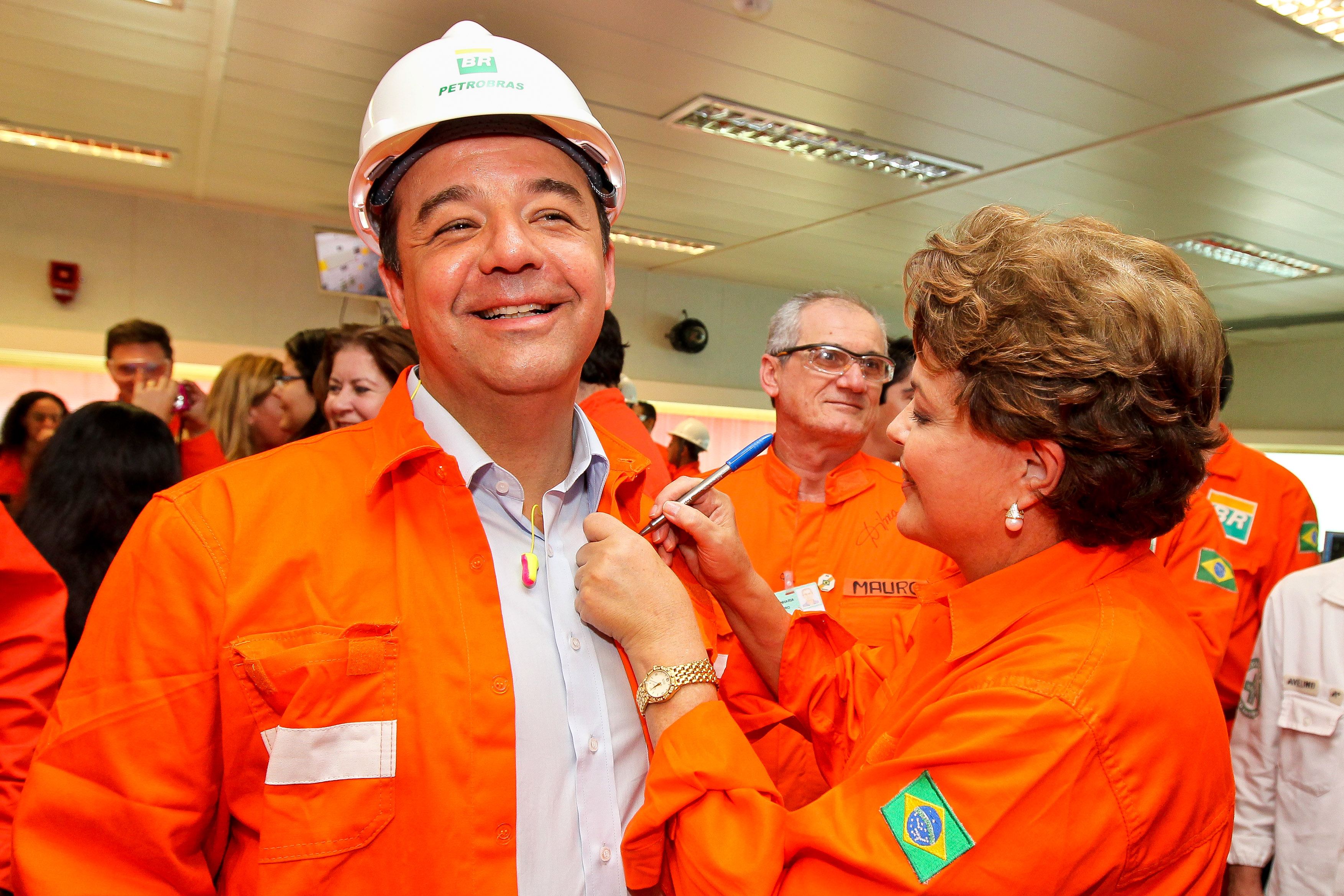 Presidenta Dilma Rousseff e o governador do Rio de Janeiro, Sérgio Cabral 