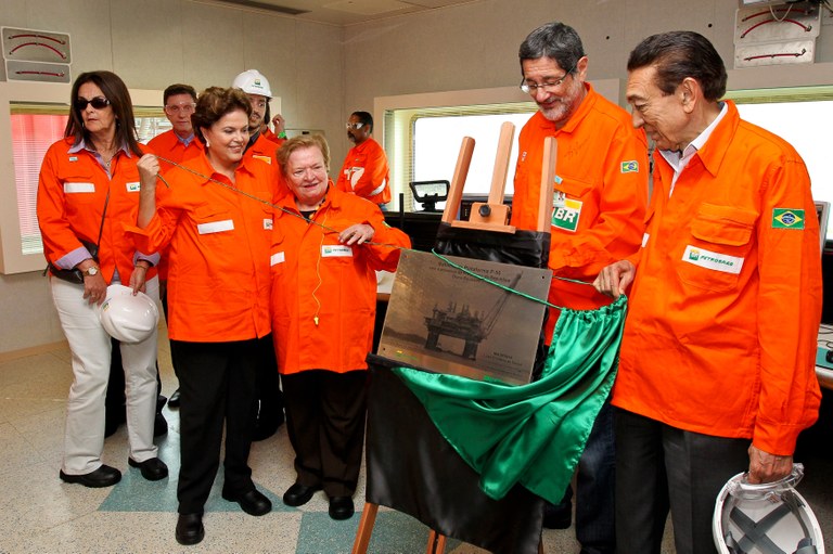 Dilma Rousseff, Edison Lobão, Sérgio Gabrielli e Luiza Erundina Dilma Rousseff, Edison Lobão, Sérgio Gabrielli e Luiza Erundina