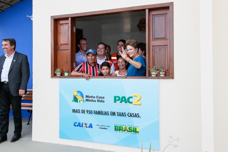 Cerimônia de entrega de 967 unidades habitacionais, dos Residenciais Cidade do Povo, Rui Lino, Abunã e Cabreúva, do Programa Minha Casa Minha Vida - 03