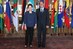 Dilma Rousseff posa para foto com o embaixador da Geórgia, Otar Berdzenishvili