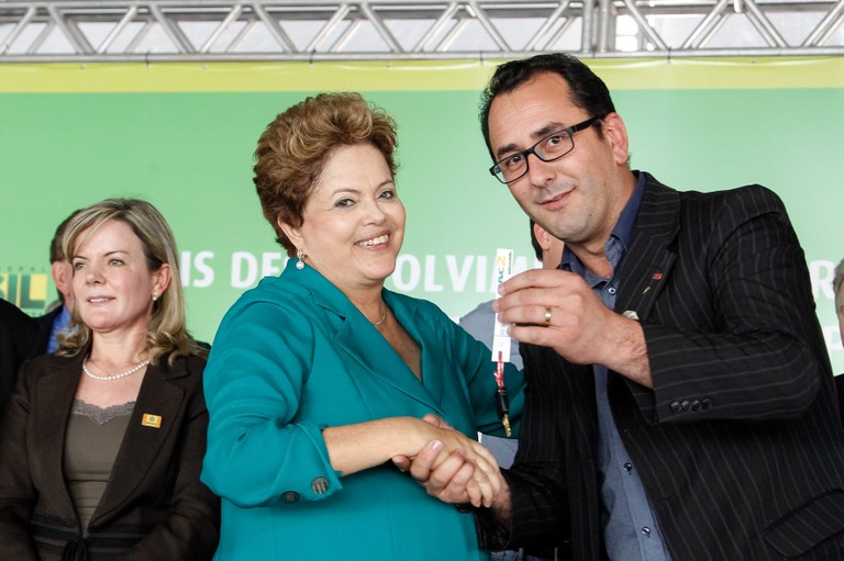 Entrega de máquinas e de assinatura de ordens de serviço da BR-158/PR, trecho Campo Mourão-Palmital, e da BR-487/PR, trecho Nova Brasília-Tuneiras do Oeste - 03
