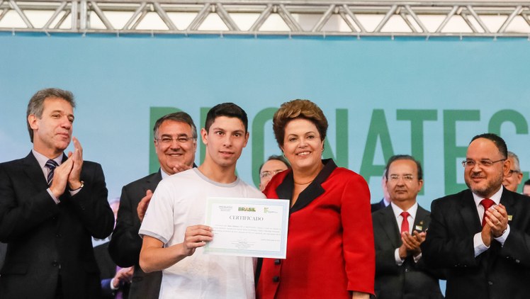 Cerimônia de formatura de alunos do Pronatec