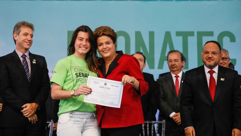 Cerimônia de formatura de alunos do Pronatec