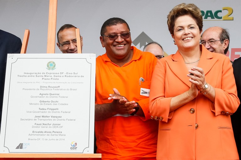 Cerimônia de inauguração da 1ª etapa do BRT Expresso DF Eixo Sul - Trecho entre Santa Maria, Gama e Rodoviária do Plano Piloto - 03