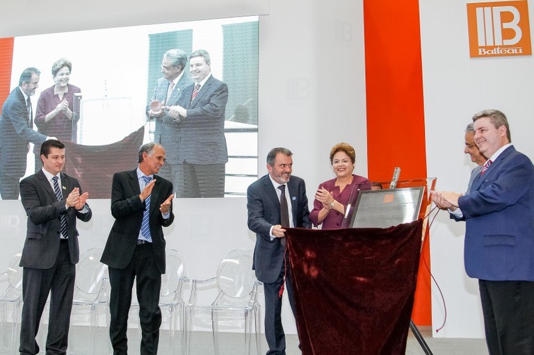 Cerimônia de inauguração da fábrica de transformadores de corrente e de potencial da Balteau S/A Cerimônia de inauguração da fábrica de transformadores de corrente e de potencial da Balteau S/A