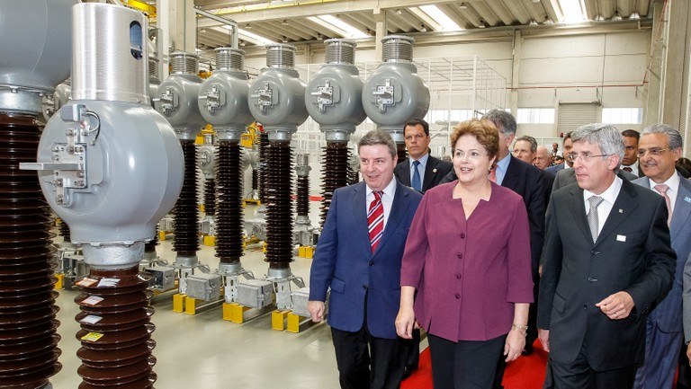 Cerimônia de inauguração da fábrica de transformadores de corrente e de potencial da Balteau S/A Cerimônia de inauguração da fábrica de transformadores de corrente e de potencial da Balteau S/A