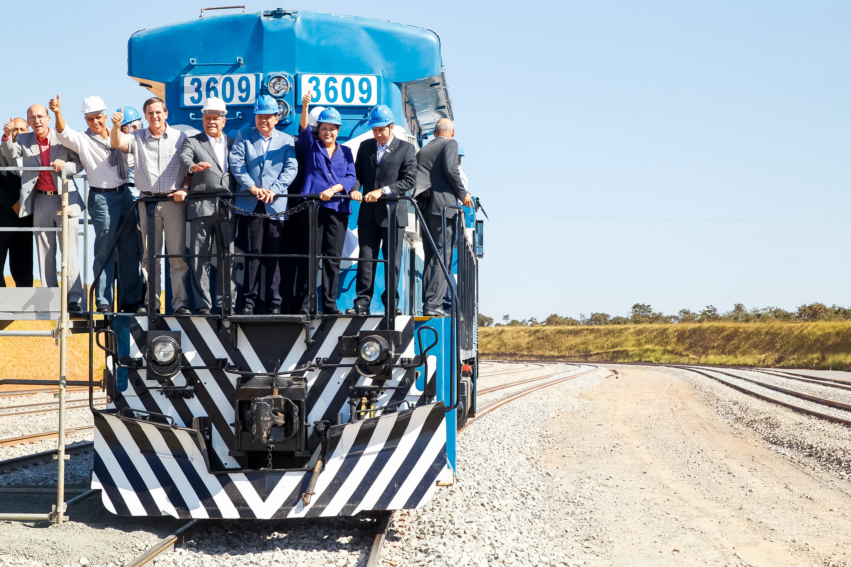 Cerimônia de inauguração da Ferrovia Norte-Sul, trecho Anápolis-Palmas - 02