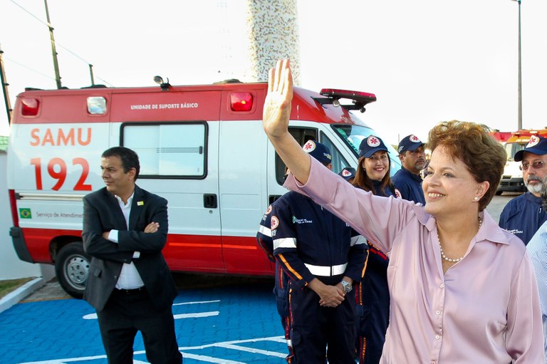 Dilma Rousseff na chegada à cerimônia  2