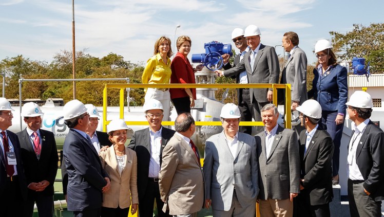Cerimônia de inauguração do primeiro trecho do Sistema Logístico de Etanol Ribeirão Preto - Paulínia - 05