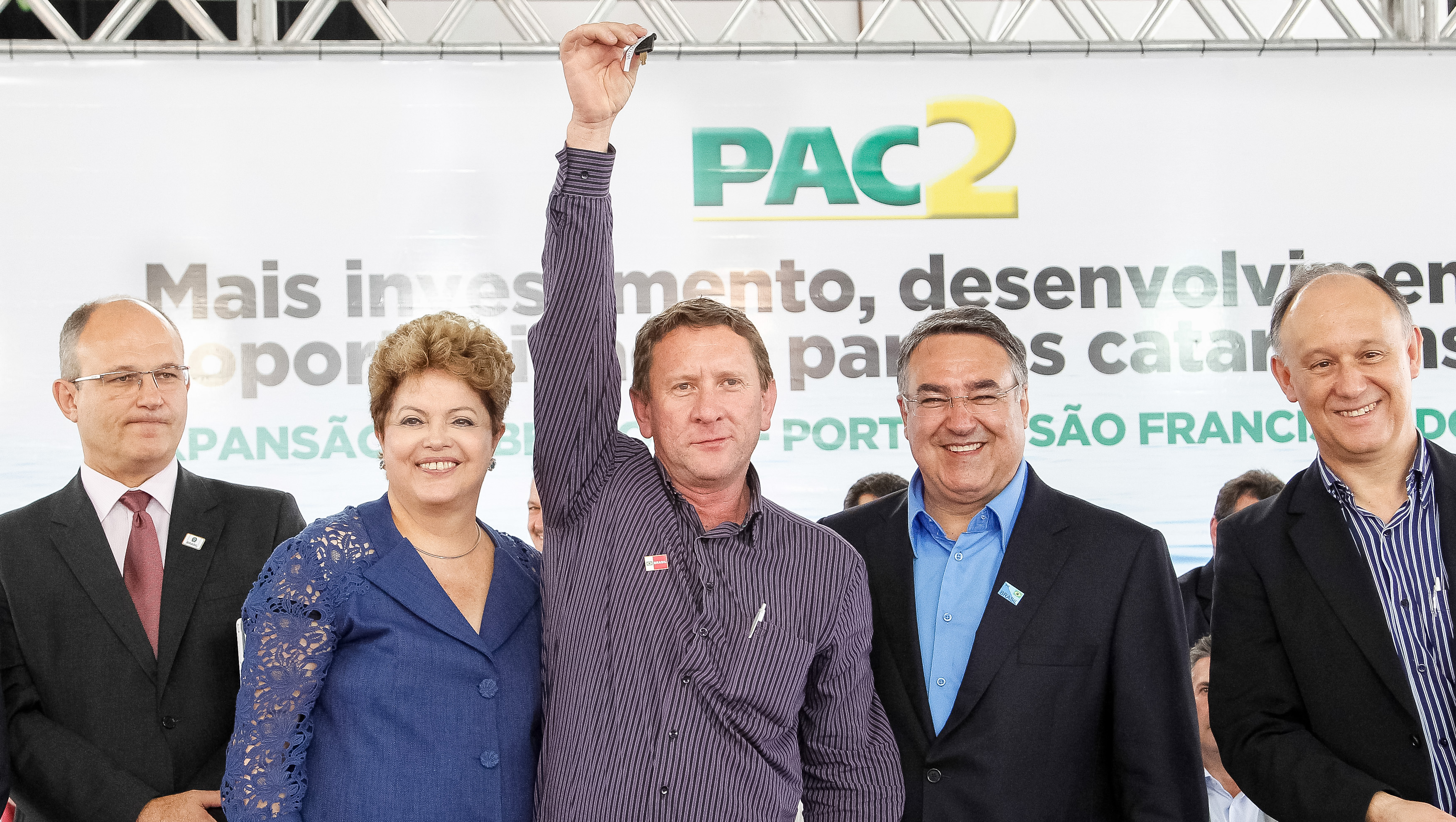 Cerimônia de inauguração do Berço 201 e do Porto de São Francisco do Sul - 05