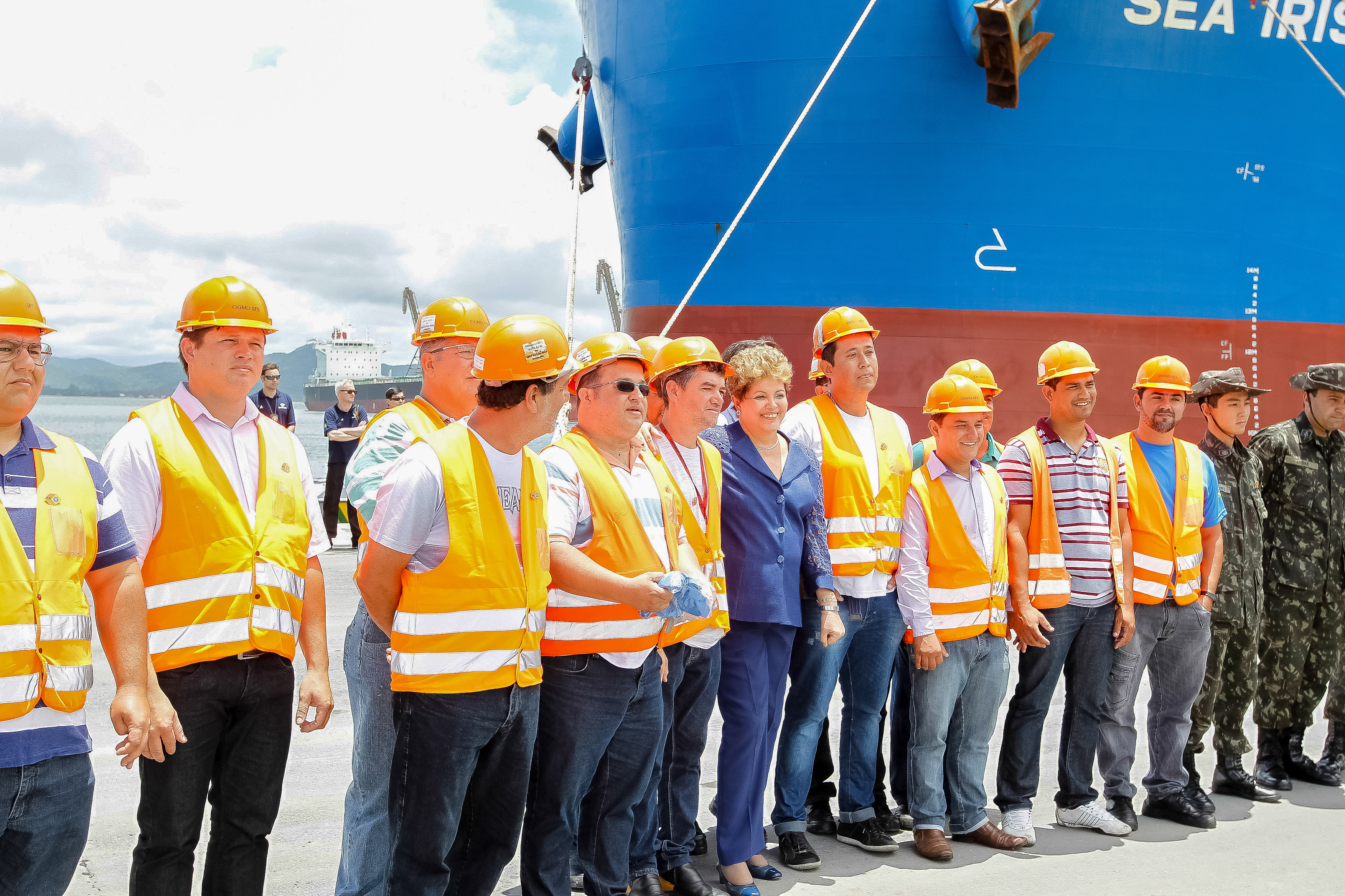 Cerimônia de inauguração do Berço 201 e do Porto de São Francisco do Sul - 06