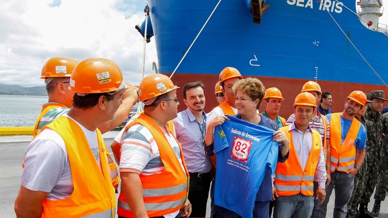 Cerimônia de inauguração do Berço 201 e do Porto de São Francisco do Sul - 07