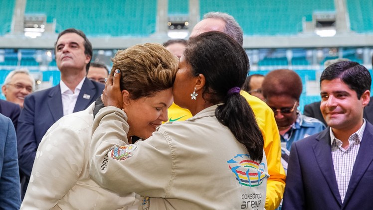 Cerimônia de inauguração do complexo esportivo cultural Otávio Mangabeira  Arena Fonte Nova - 11